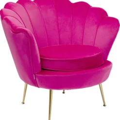 Fauteuil Water Lily doré-fuchsia