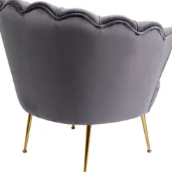 Fauteuil Water Lily doré-gris