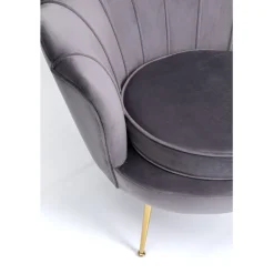 Fauteuil Water Lily doré-gris