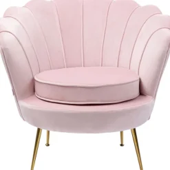 Fauteuil Water Lily doré-rosé