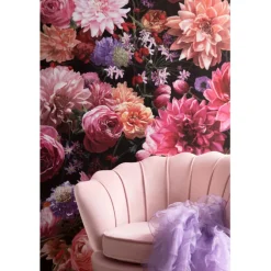 Fauteuil Water Lily doré-rosé
