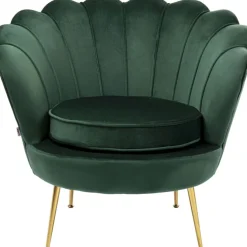 Fauteuil Water Lily doré-vert