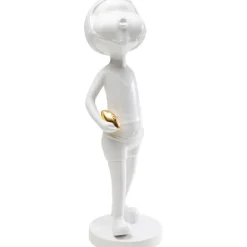 Figurine décorative Ball Girl blanc 41cm
