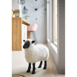 Figurine décorative Bathilde blanc 48cm
