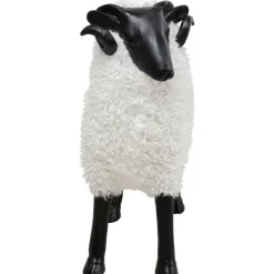 Figurine décorative Bathilde Ram blanc 78cm