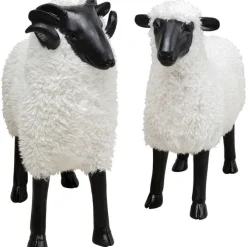 Figurine décorative Bathilde Ram blanc 78cm