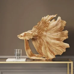 Figurine décorative Betta Fish doré petit