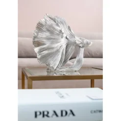 Figurine décorative Betta Fish argenté petit