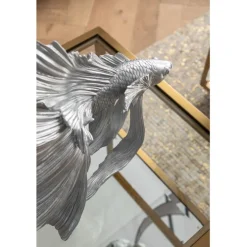 Figurine décorative Betta Fish argenté petit