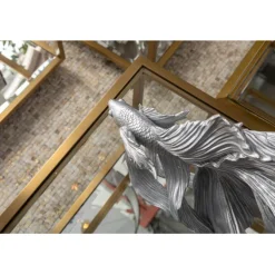 Figurine décorative Betta Fish argenté petit