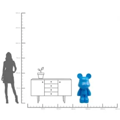 Figurine décorative Blue Bear 101cm