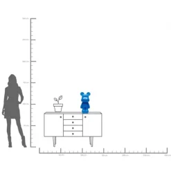 Figurine décorative Blue Bear 51cm