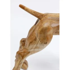 Figurine décorative Bulldog Wood 70x78cm