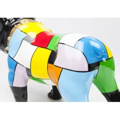 Figurine décorative Bulldog colore