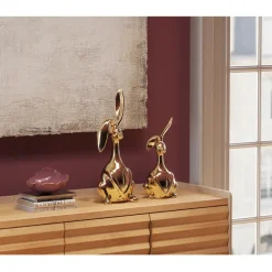 Figurine décorative Bunny doré 52cm