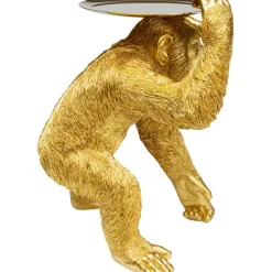 Figurine décorative Butler Playing Chimp doré 52cm