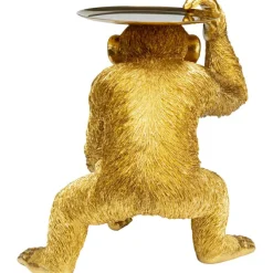Figurine décorative Butler Playing Chimp doré 52cm