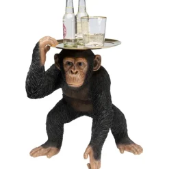 Figurine décorative Butler Playing Chimp noir 52cm