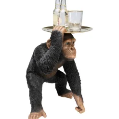 Figurine décorative Butler Playing Chimp noir 52cm
