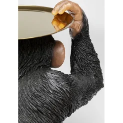 Figurine décorative Butler Playing Chimp noir 52cm