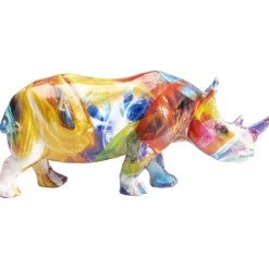 Figurine décorative Colored Rhino 17cm