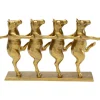 Figurine décorative Dancing Cows doré 40cm