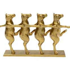 Figurine décorative Dancing Cows doré 40cm