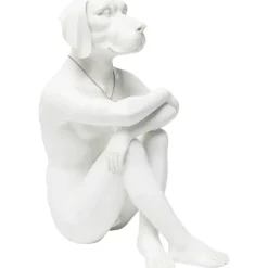 Figurine décorative Dog Marc blanc