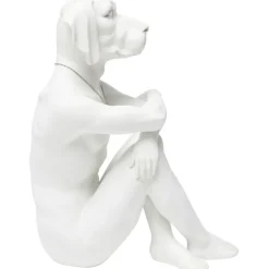 Figurine décorative Dog Marc blanc