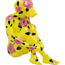 Figurine décorative Dog Marc jaune 80cm