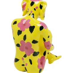 Figurine décorative Dog Marc jaune 80cm