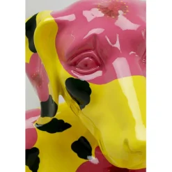 Figurine décorative Dog Marc jaune 80cm