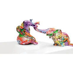 Figurine Décorative Elefant Zirkus Graffiti(2/Set)