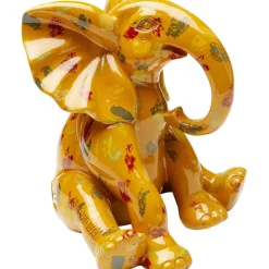 Figurine décorative Elephant Dots jaune 18cm