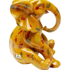Figurine décorative Elephant Dots jaune 18cm