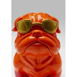 Figurine décorative Fashion Dog orange 17cm
