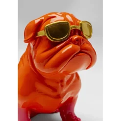 Figurine décorative Fashion Dog orange 17cm