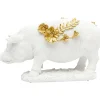 Figurine décorative Flower Pig blanc 21cm