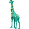 Figurine décorative Flower Giraffe vert 76cm