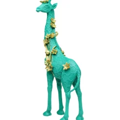 Figurine décorative Flower Giraffe vert 76cm