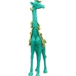 Figurine décorative Flower Giraffe vert 76cm