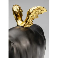 Figurine décorative Flying  Pig noir 11cm
