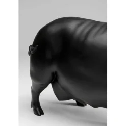 Figurine décorative Flying  Pig noir 11cm