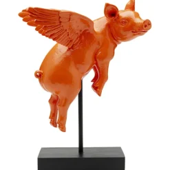 Figurine décorative Flying Pig Orange 29cm