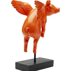 Figurine décorative Flying Pig Orange 29cm