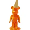 Figurine décorative Gelato Bear orange 40cm