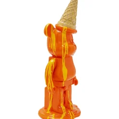 Figurine décorative Gelato Bear orange 40cm