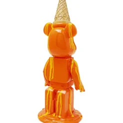 Figurine décorative Gelato Bear orange 40cm