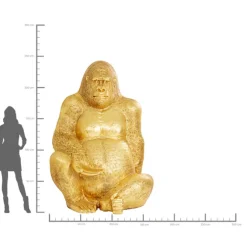 Figurine décorative Gorilla doré XXL 249