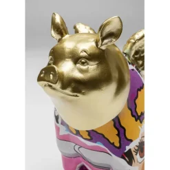 Figurine décorative Graffiti Flying Pig 16cm